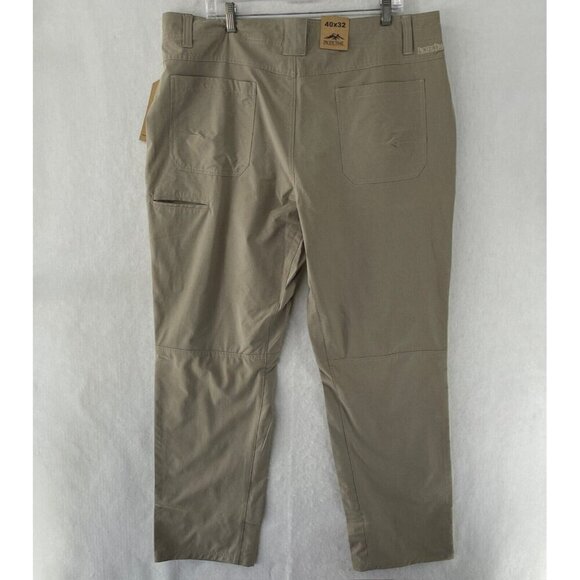 Pacific Trail Pants Mens Sz 40x32 Beige Straight Leg Mid-Rise Lightweight Pocket - Picture 2 of 11